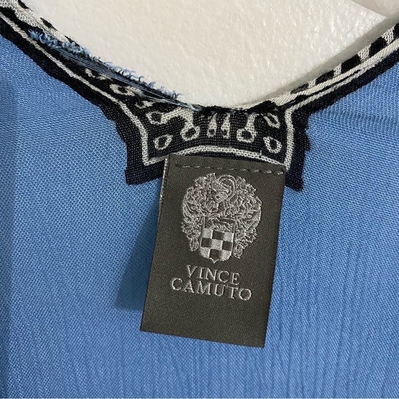 Vince Camuto sz OS Woman’s Blue Floral Kimono Top, Duster, Swim Suit Cov… - Picture 3 of 5